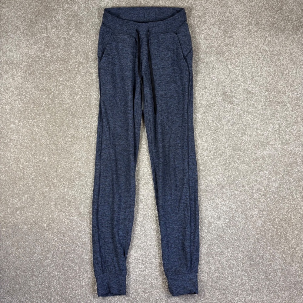 Lululemon Ready to Rulu Jogger 29 Heathered Blue Grey Yoga Pants Size 2